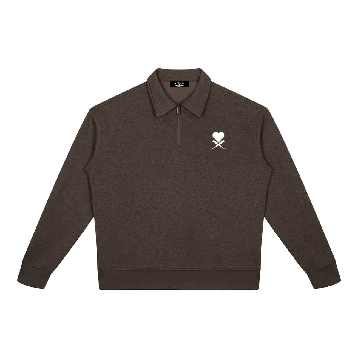 Unisex Boxy Quarter-Zip Sweatshirt