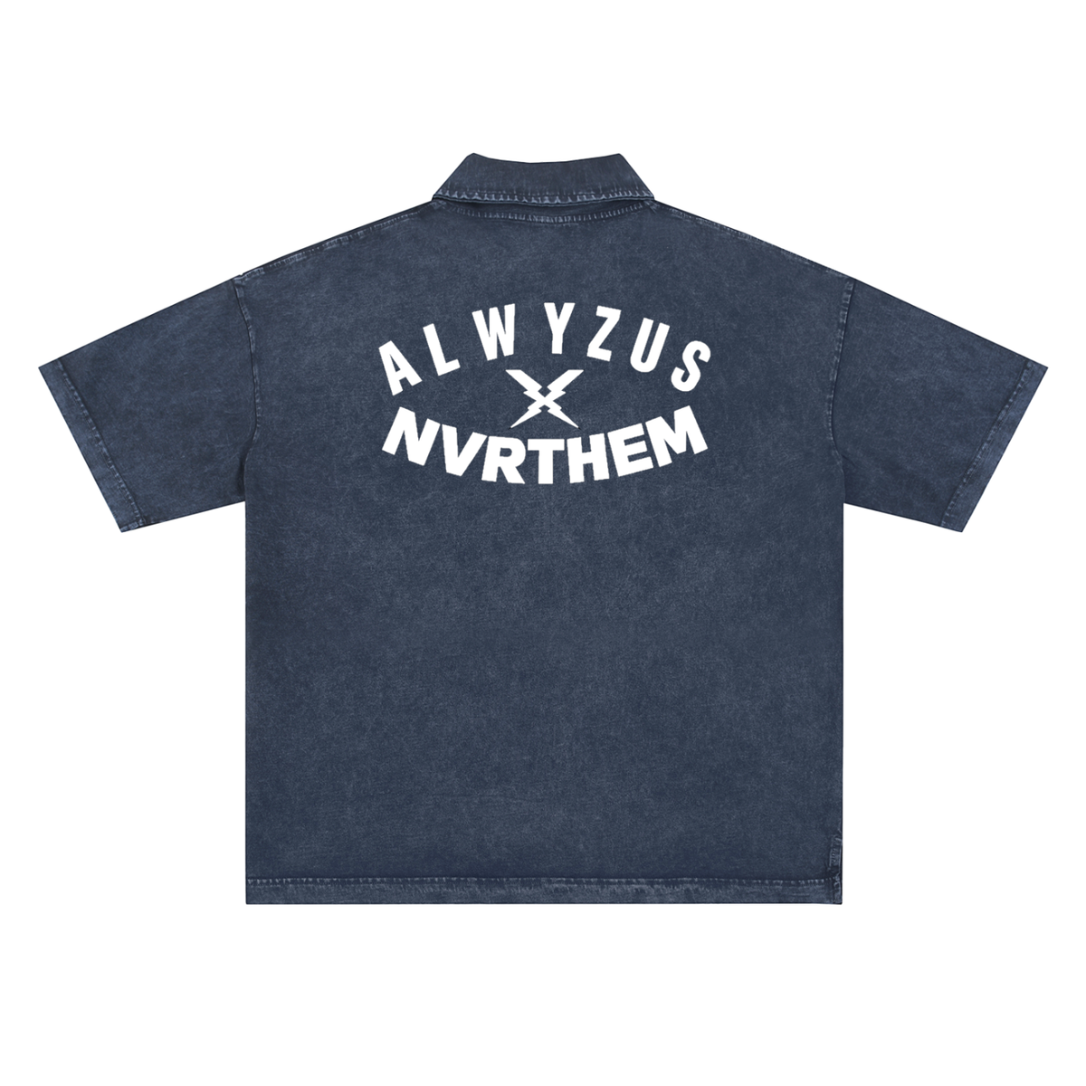 Heavyweight Snow-Washed Polo T-Shirt